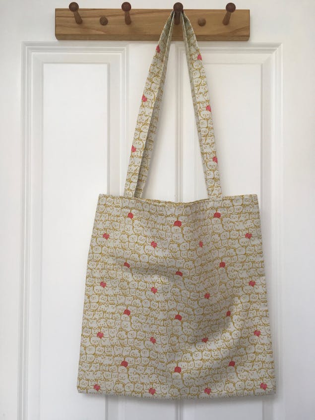 simple tote bag sewing tutorial
